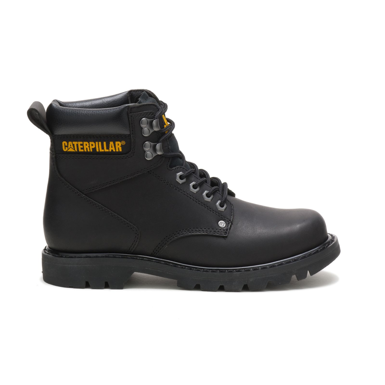 Caterpillar Work Boots Dubai - Caterpillar Second Shift Mens - Black FHVURY524